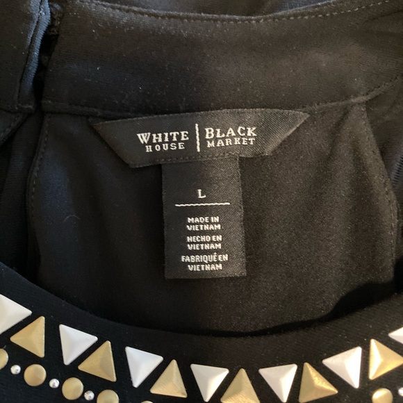 WHBM Embellished black dress. - Picture 8 of 8